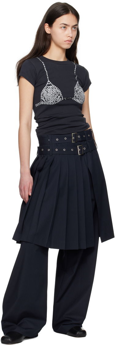Bukser Charles Jeffrey Loverboy Charles Jeffrey LOVERBOY Wide Leg Skouser Trousers Sort | 54030502, 3