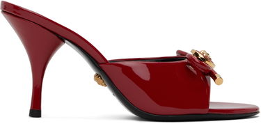 Skopleje Versace Versace Opera Bow Patent Heeled Sandals Rød | 1018239_D2VE_1RB3V, 0