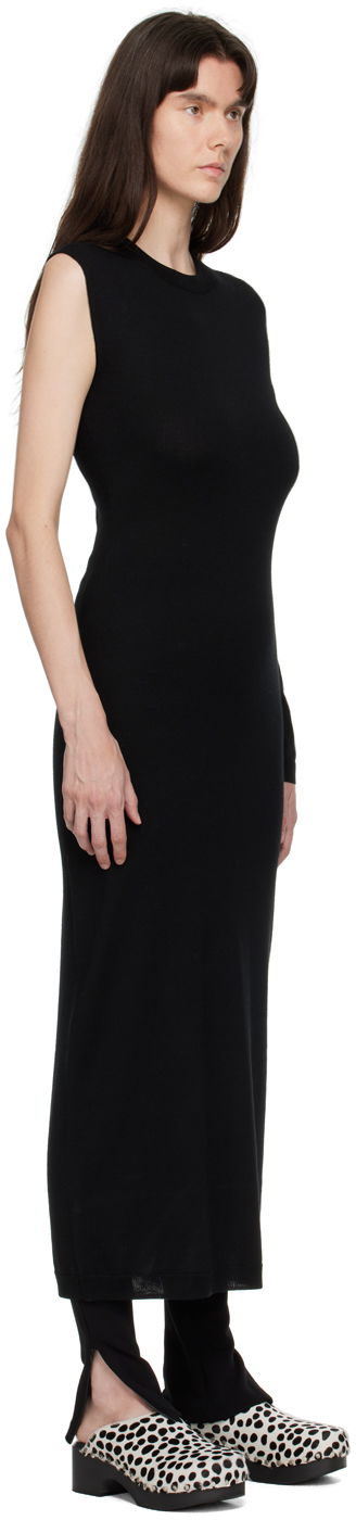 Kjole TOTEME TOTEME One-Sleeve Maxi Dress Sort | 224-6003-322, 1