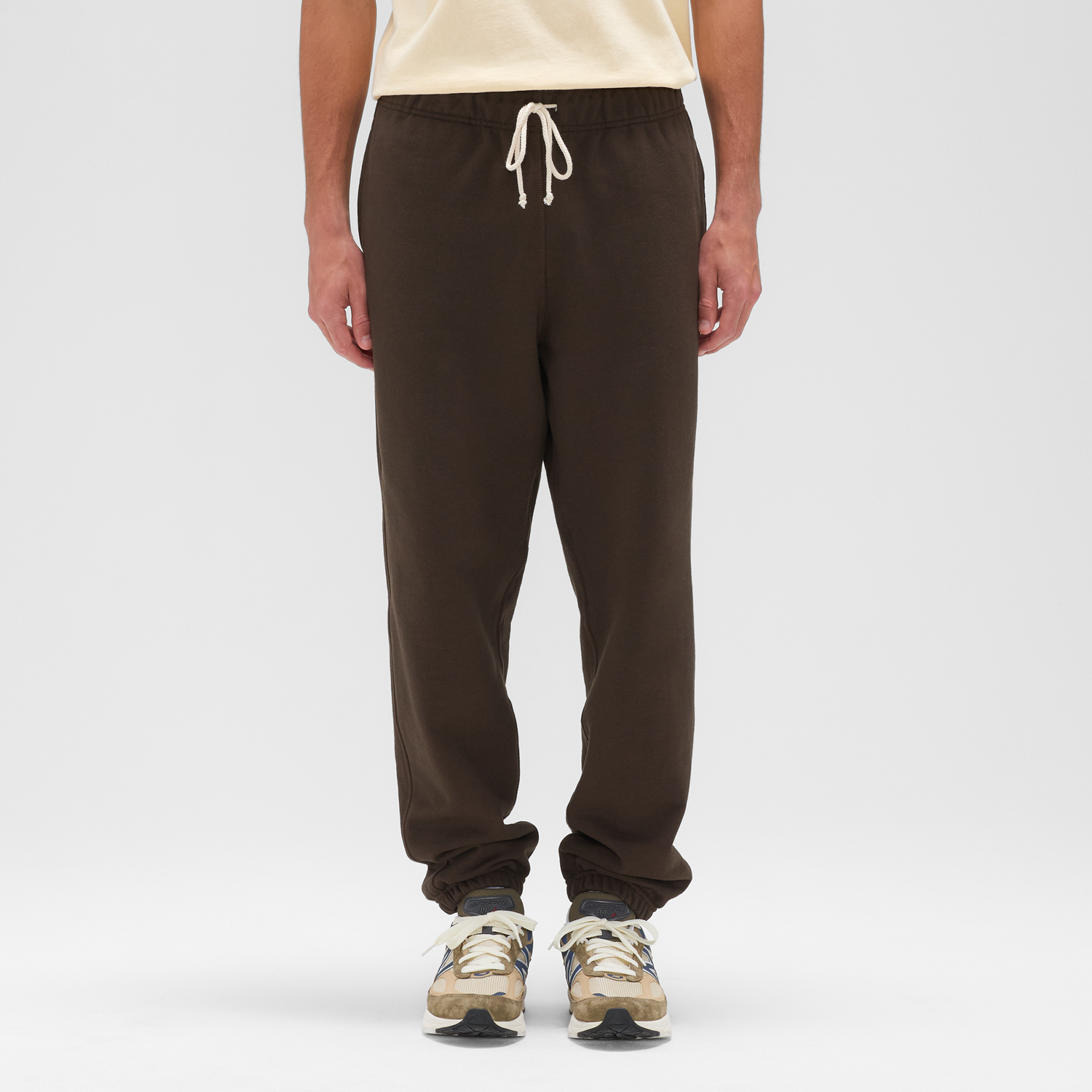 Joggingbukser New Balance Sweatpants MADE in USA Brun | NBMP43547RHE, 0