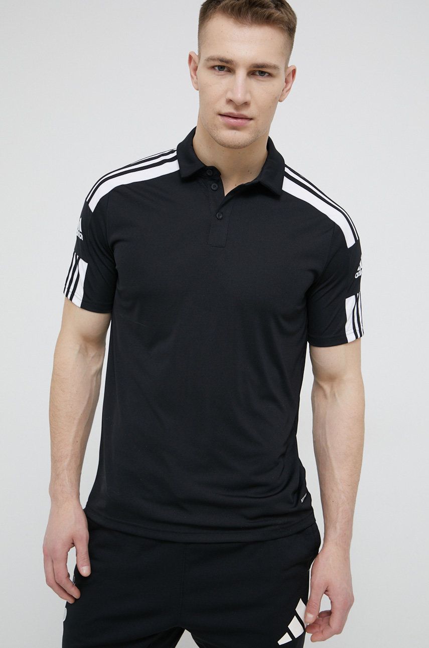 Polo skjorte adidas Performance Squadra 21 Polo Shirt Sort | GK9556, 0