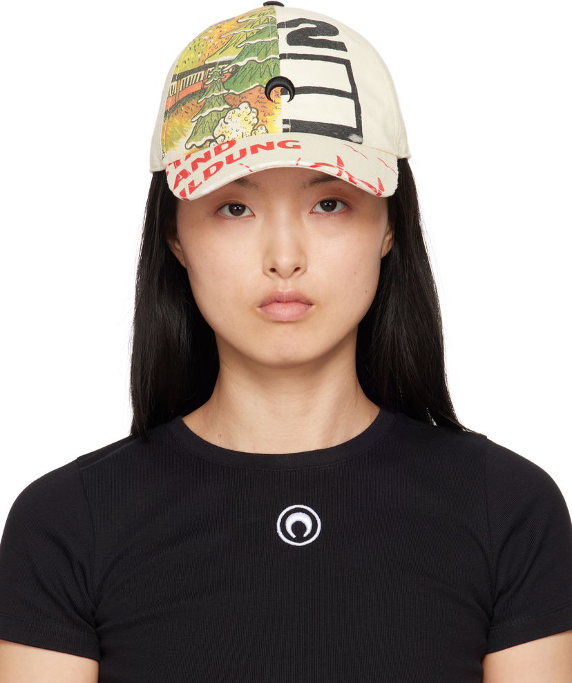 Kasket Marine Serre Marine Serre Regenerated Tote Bags Baseball Cap Beige | UHG048A UWOV0009