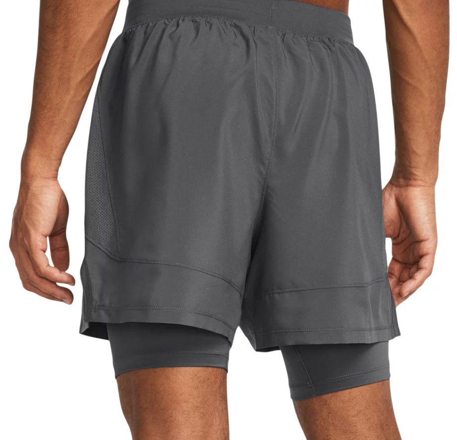 Shorts Under Armour UA LAUNCH 5'' 2-IN-1 SHORTS-GRY Sort | 1382640-025, 1