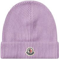 Beanie Moncler Logo Beanie Lilla | 3B000-24-M1367-612, 1