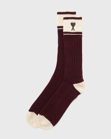 Sokker AMI AMI Paris ADC Plain Socks, EU 43-46 Bourgogne | USC023.379-149, 0