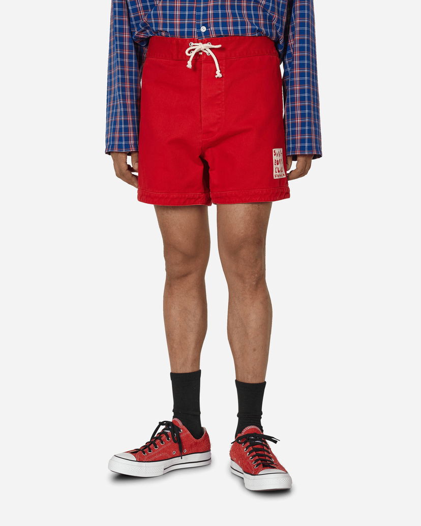 Shorts Stockholm (Surfboard) Club Cotton Twill Shorts Red Rød | U5000027 1