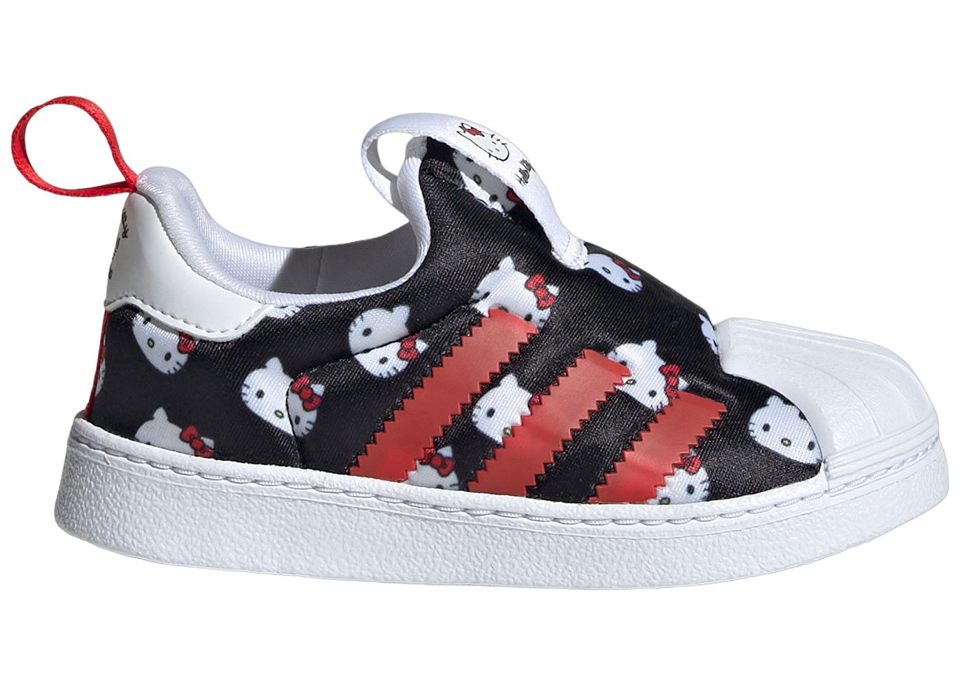 Sneakers og sko adidas Originals Superstar 360 Hello Kitty Cloud White Core Black Vivid Red (TD) Sort | GY9214, 0