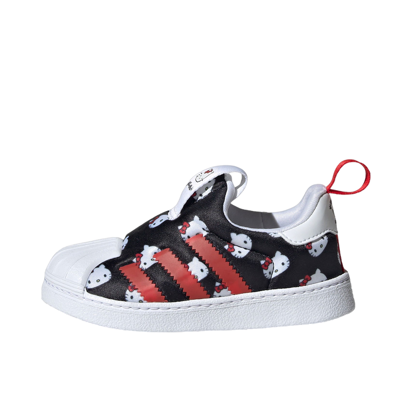Sneakers og sko adidas Originals Superstar 360 Hello Kitty Cloud White Core Black Vivid Red (TD) Sort | GY9214