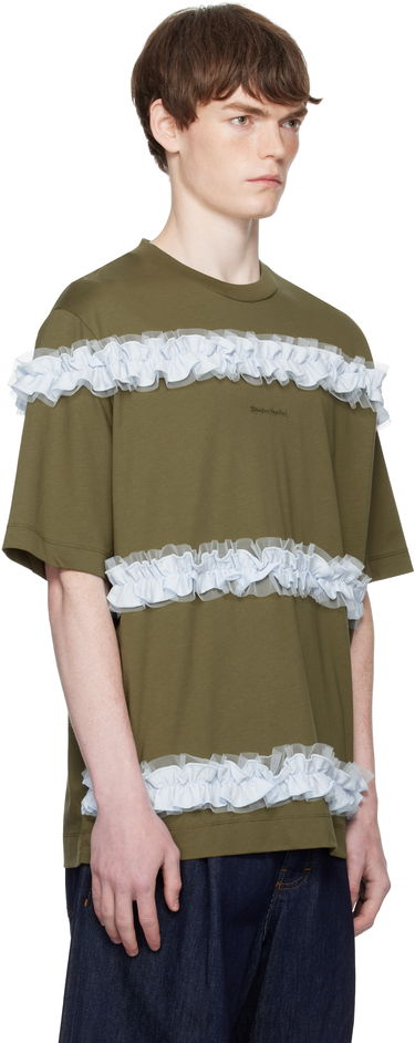 T-shirt Simone Rocha Simone Rocha Ruffle Frill T-Shirt Grøn | 5362 0553, 1