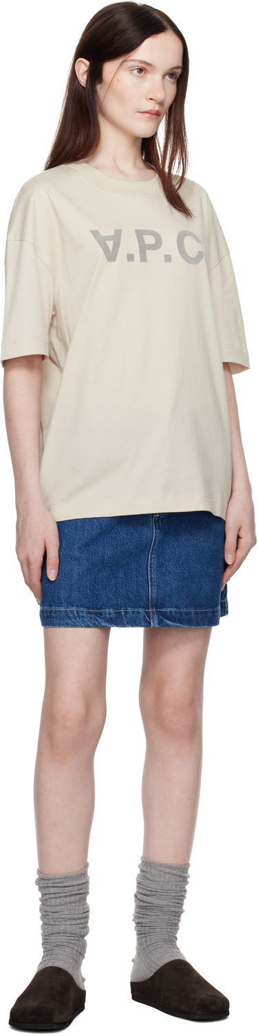 Nederdel A.P.C. Denim Miniskirt Mørkeblå | COHET-F06435, 3