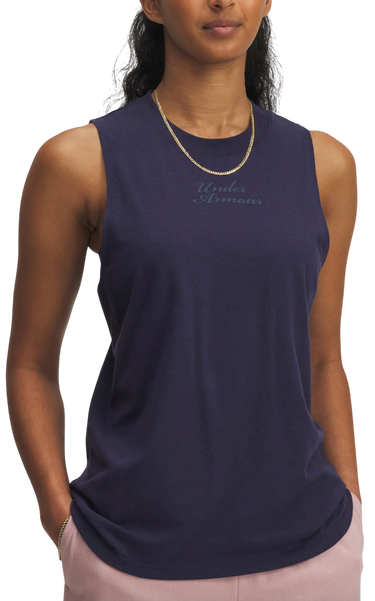Tanktop Under Armour Varsity Tank Mørkeblå | 6005631-410, 0