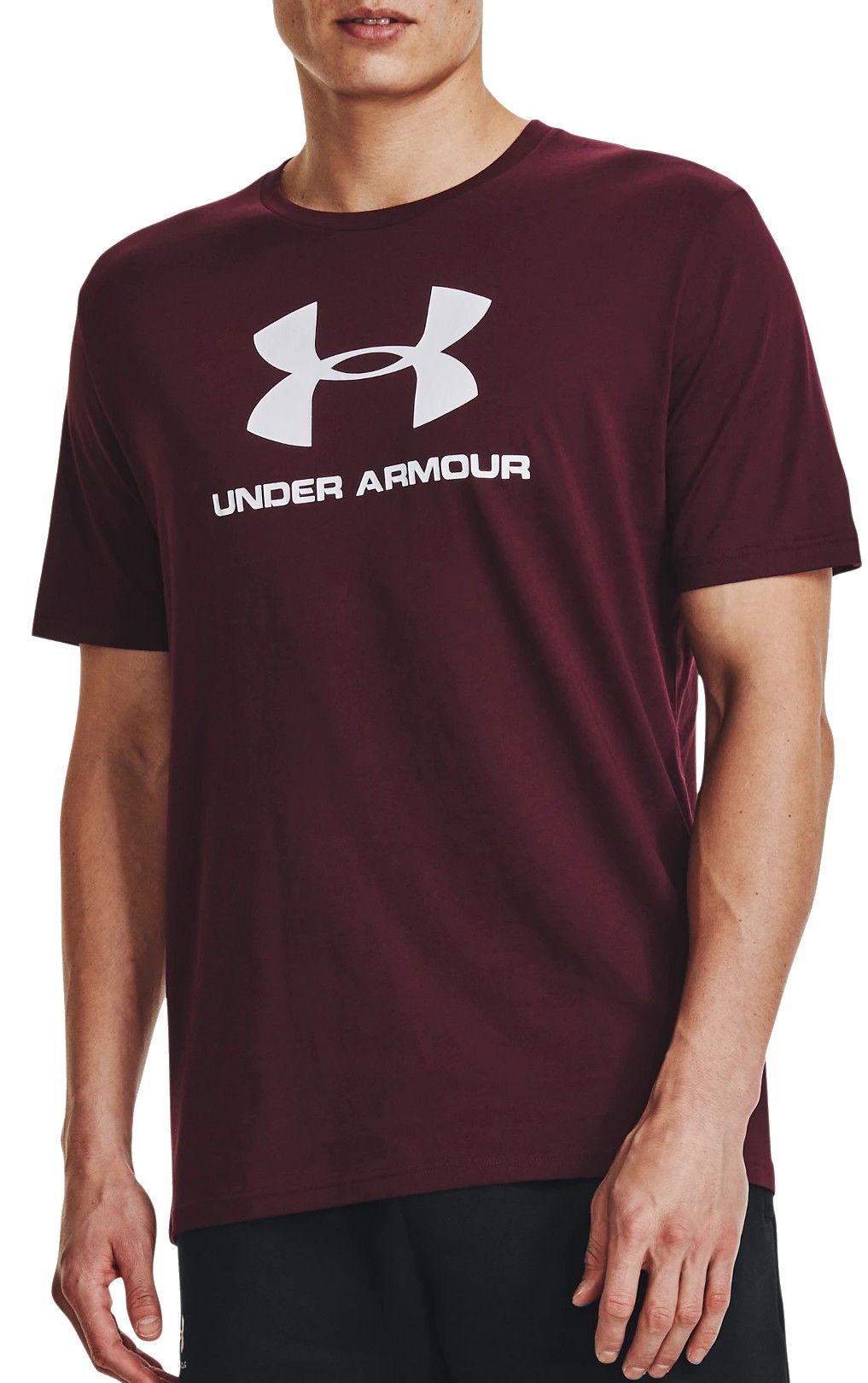 T-shirt Under Armour Sportstyle Logo Bourgogne | 1329590-602, 0