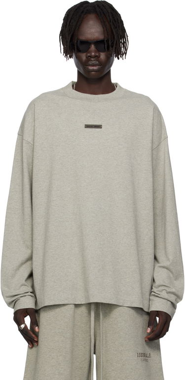 T-shirt Fear of God ESSENTIALS Classic Fit Long Sleeve Tee Grå | 125SP254205F, 0