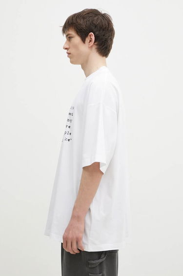 T-shirt VETEMENTS Oversized Print T-Shirt Hvid | UA66TR625W, 1