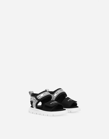 Sneakers og sko Dolce & Gabbana Dolce & Gabbana Sandals With Logo For First Steps Flerfarvet | DL0082AE92889690, 1