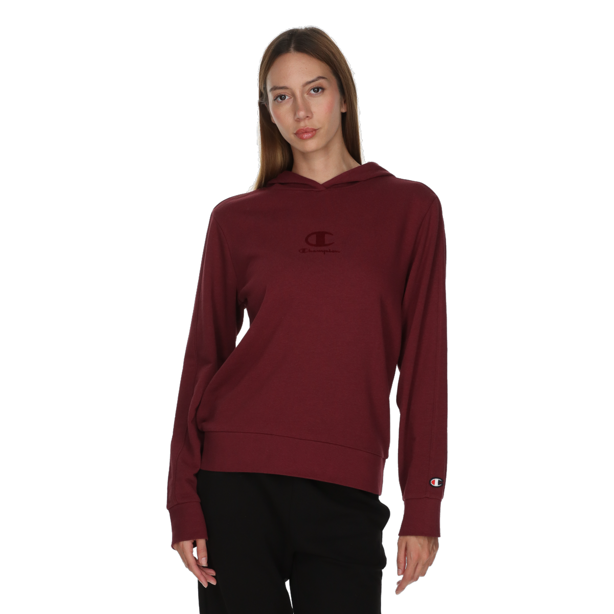 Sweatshirt Champion Hooded Sweatshirt Bourgogne | 118574-RS513, 0