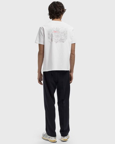 T-shirt Edmmond Studios SAVILE ROW T-Shirt ART Foundation Print Hvid | 325-30-21000, 2