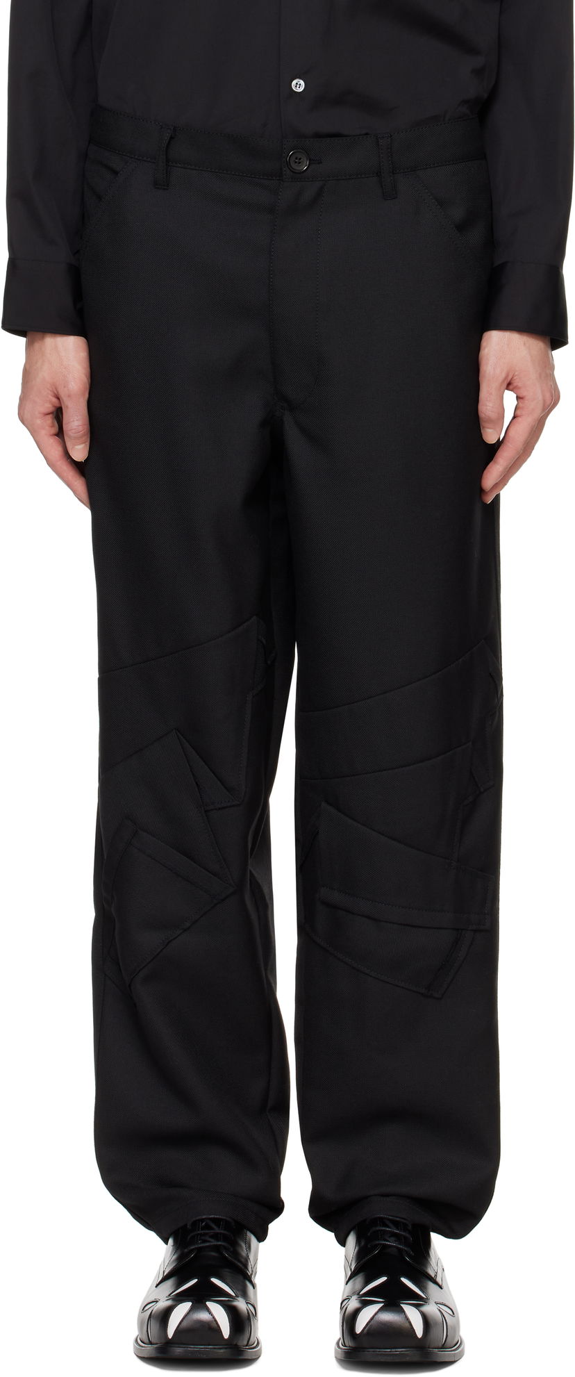 Bukser Comme des Garçons Gabardine Trousers Sort | FN-P004-051