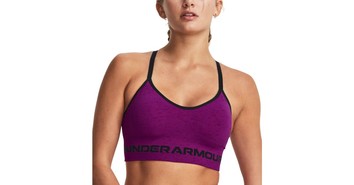 Bh Under Armour Seamless Low Long Htr Bra Bourgogne | 1357232-573, 1