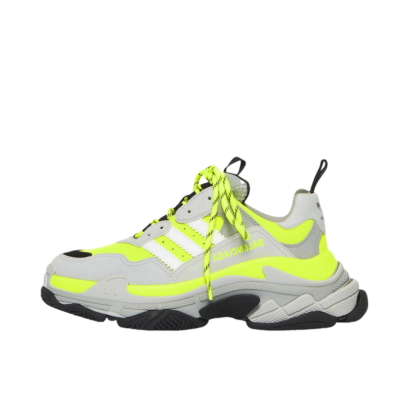 Sneakers og sko Balenciaga adidas x Triple S Fluo Yellow Gul | 712821W2ZB57512