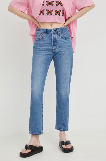 Jeans Levi's 501 Crop Jeans Blå | 36200.0236, 0