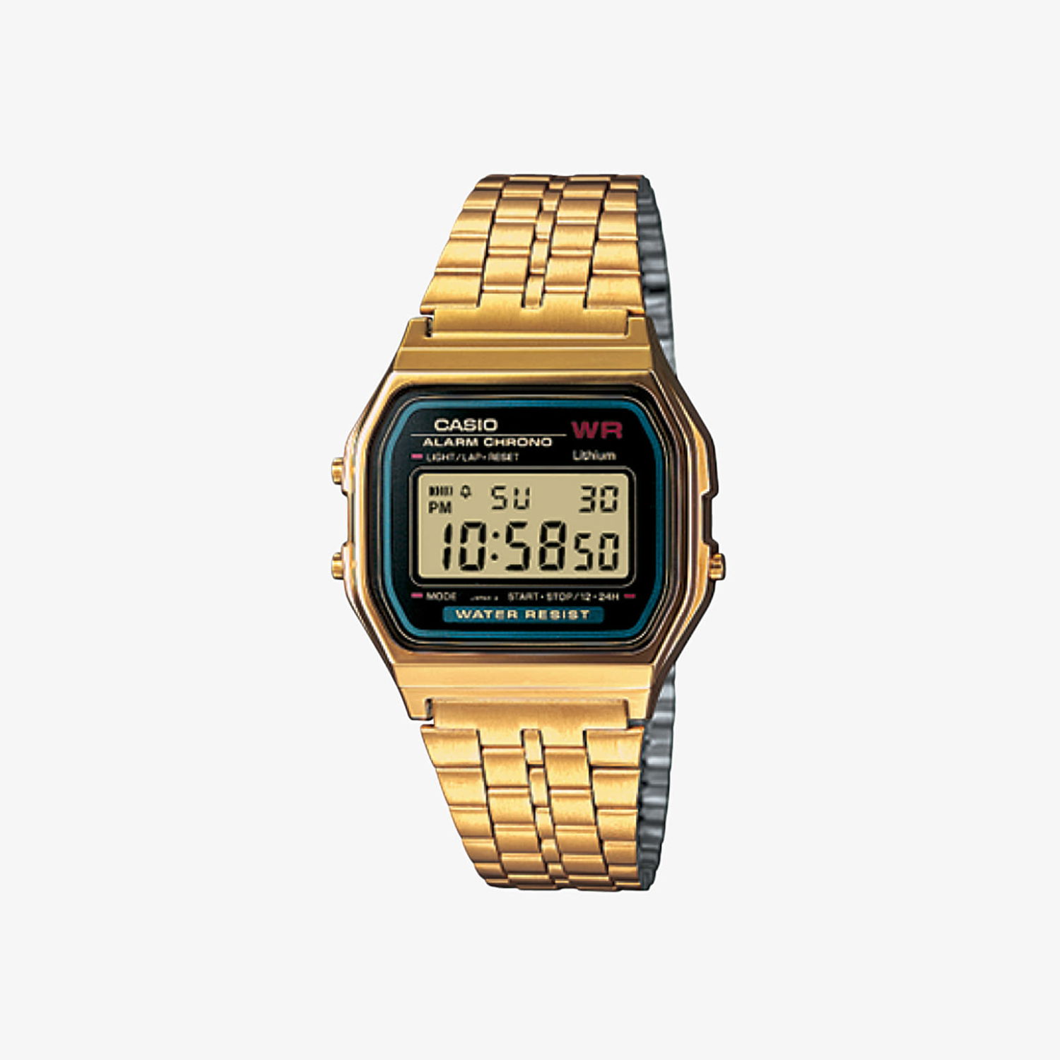 Ur CASIO Collection Gul | A159WGEA-1EF, 1