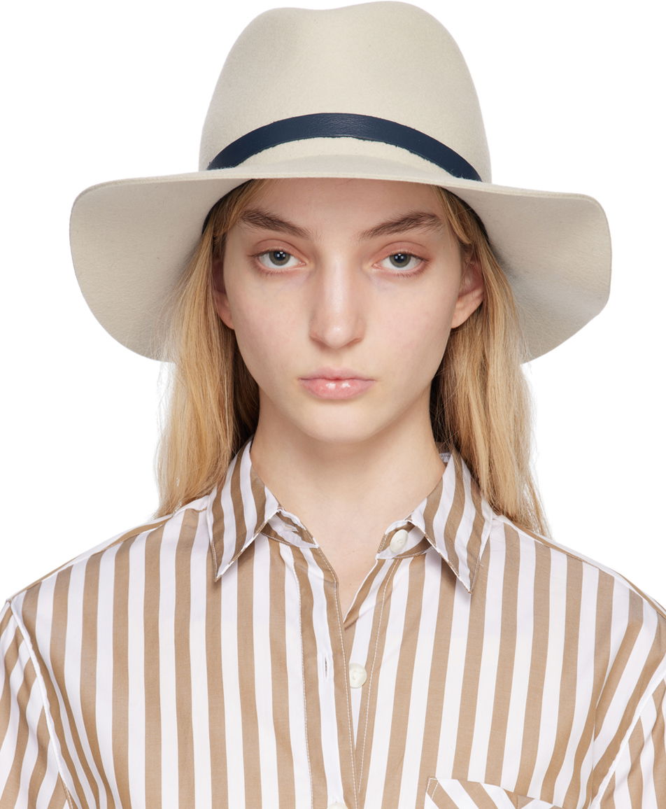 Hat rag & bone rag & bone Finley Packable Fedora Beige | WJW23S1033SA33, 0