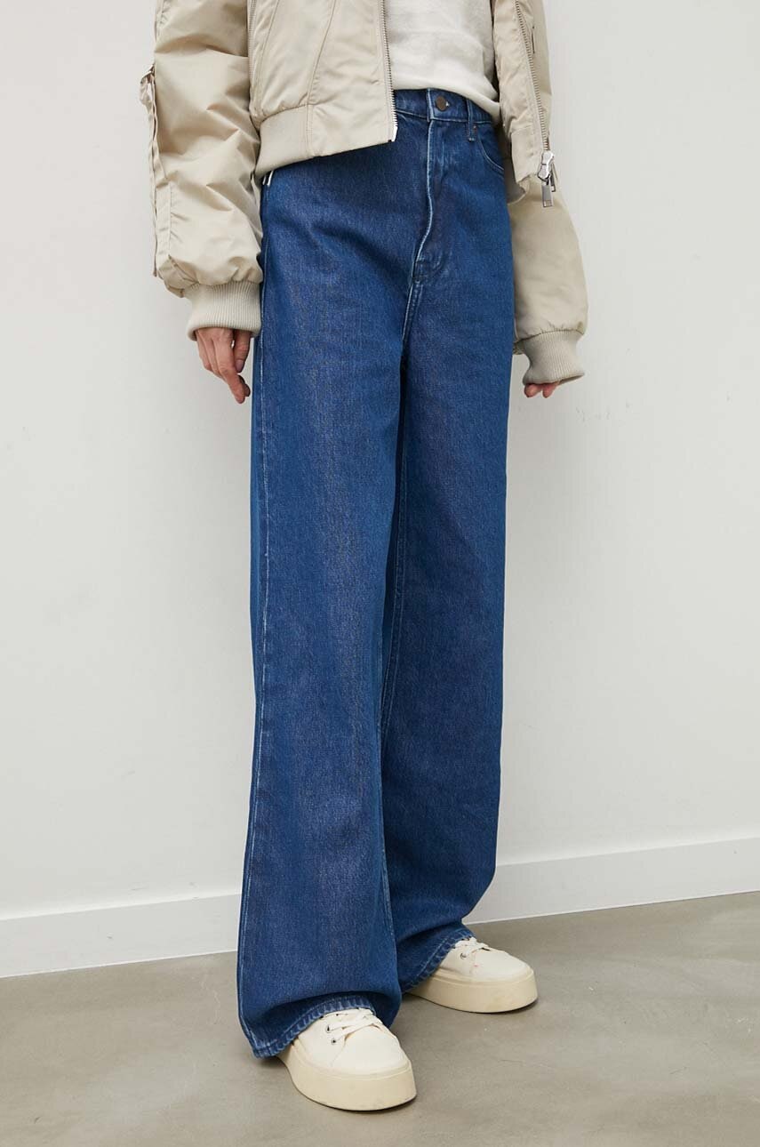Jeans Samsoe Samsoe REBECCA Wide Leg Jeans Blå | F22200166, 0