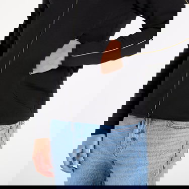 Sweatshirt Emporio Armani EA7 Emporio Armani Train Gold Label Zip-Up Sweatshirt Sort | 7M000670AF14146UC001, 6