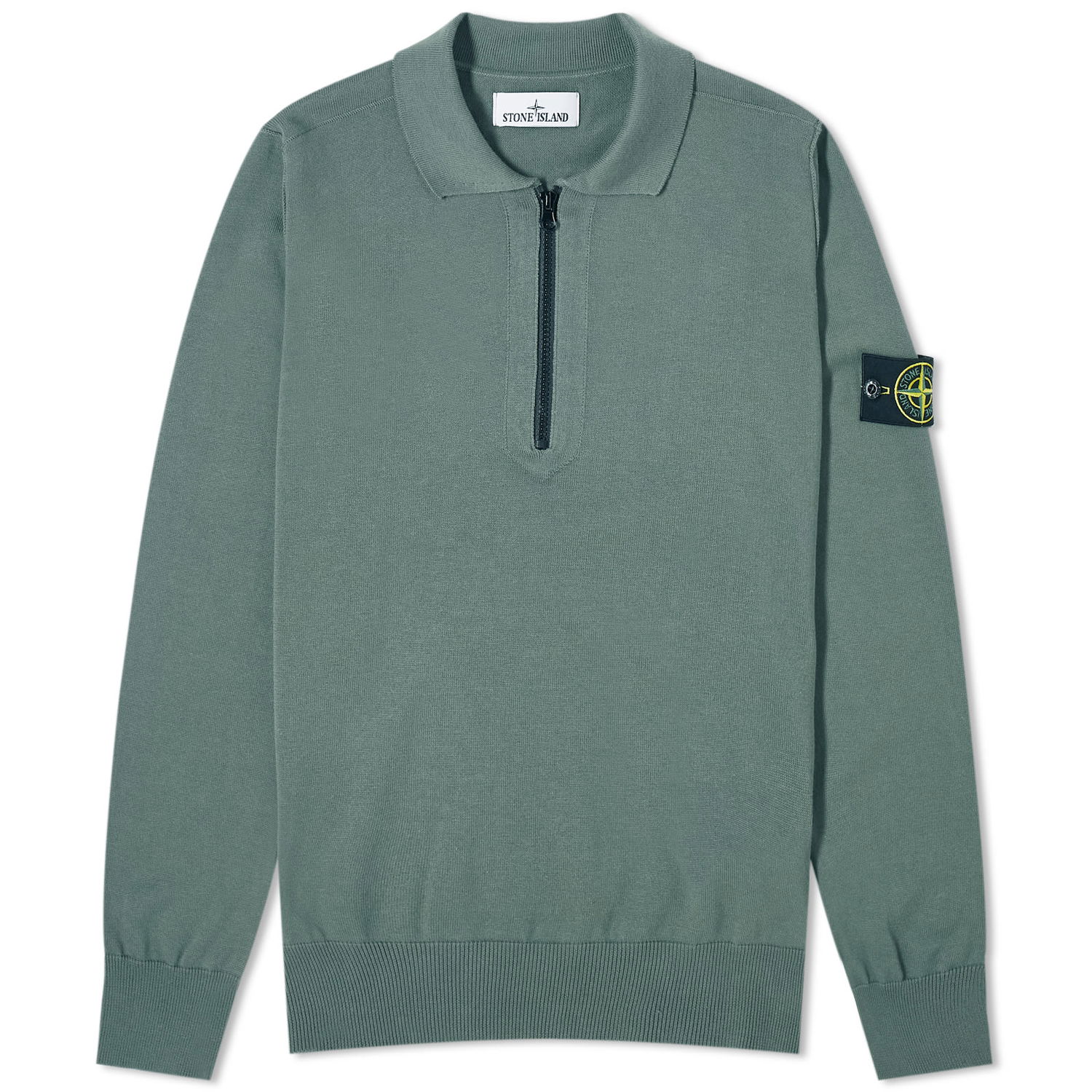 Polo skjorte Stone Island Soft Cotton Knitted Polo Shirt Grøn | 8015543B2-V0059, 0
