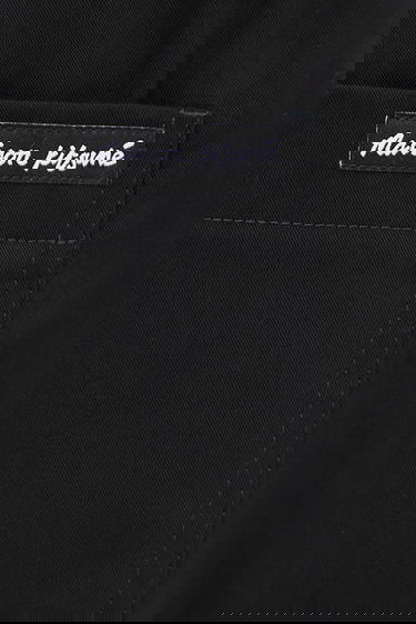 Bukser MAISON KITSUNÉ Maison Kitsuné Cropped Pleated Trousers Sort | PM01123WT3019, 3