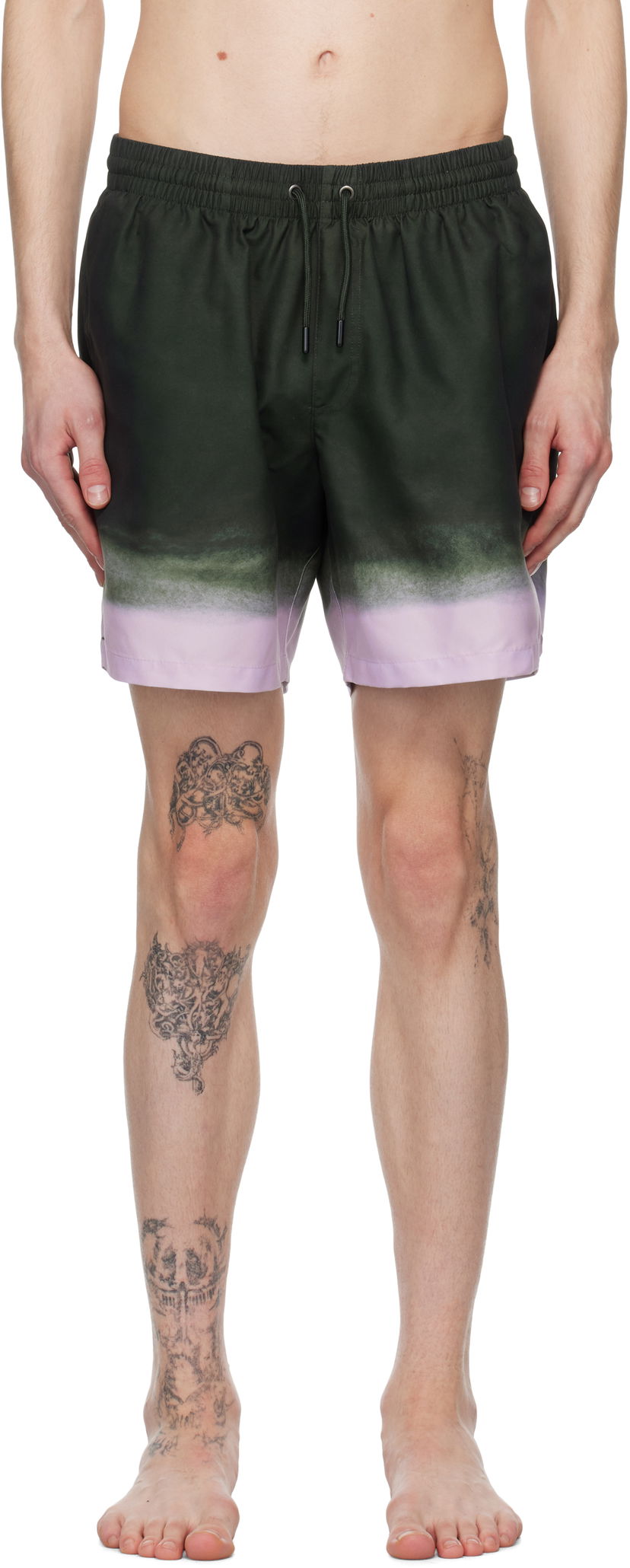 Badetøj Dries Van Noten Dries Van Noten Printed Swim Shorts Lilla | 251-022500-1431