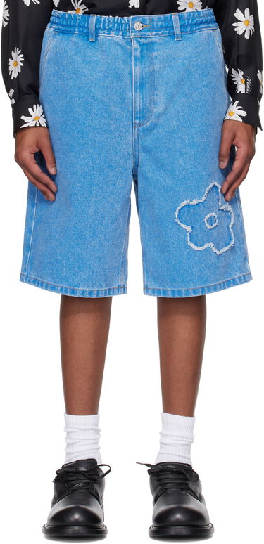 Shorts Marni Marni Patch Denim Shorts Blå | PUJU0070Q2 USCX34, 0