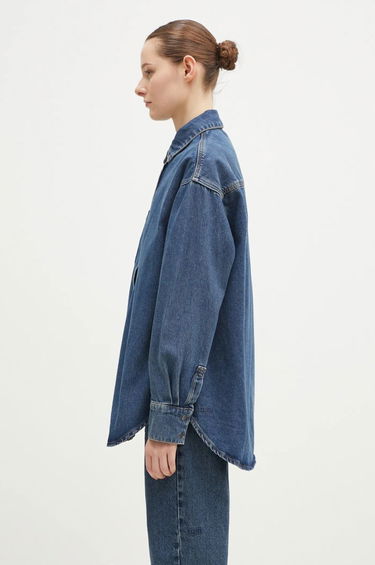Skjorte Ksubi Oversized Longsleeve Denim Shirt Blå | WPF24SH007, 1
