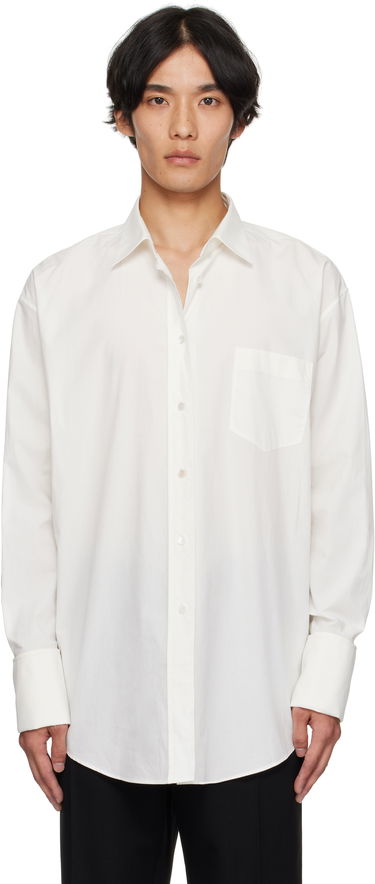 Skjorte The Row The Row Miller Shirt Hvid | 970-W4266, 0