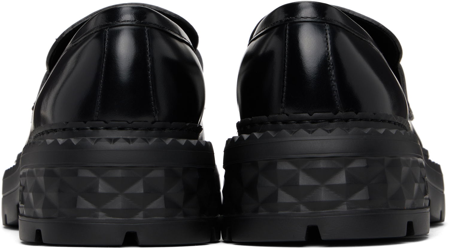 Skopleje Jimmy Choo Jimmy Choo Marlow Diamond Platform Loafers Sort | MARLOW DIAMOND/F HKB, 1