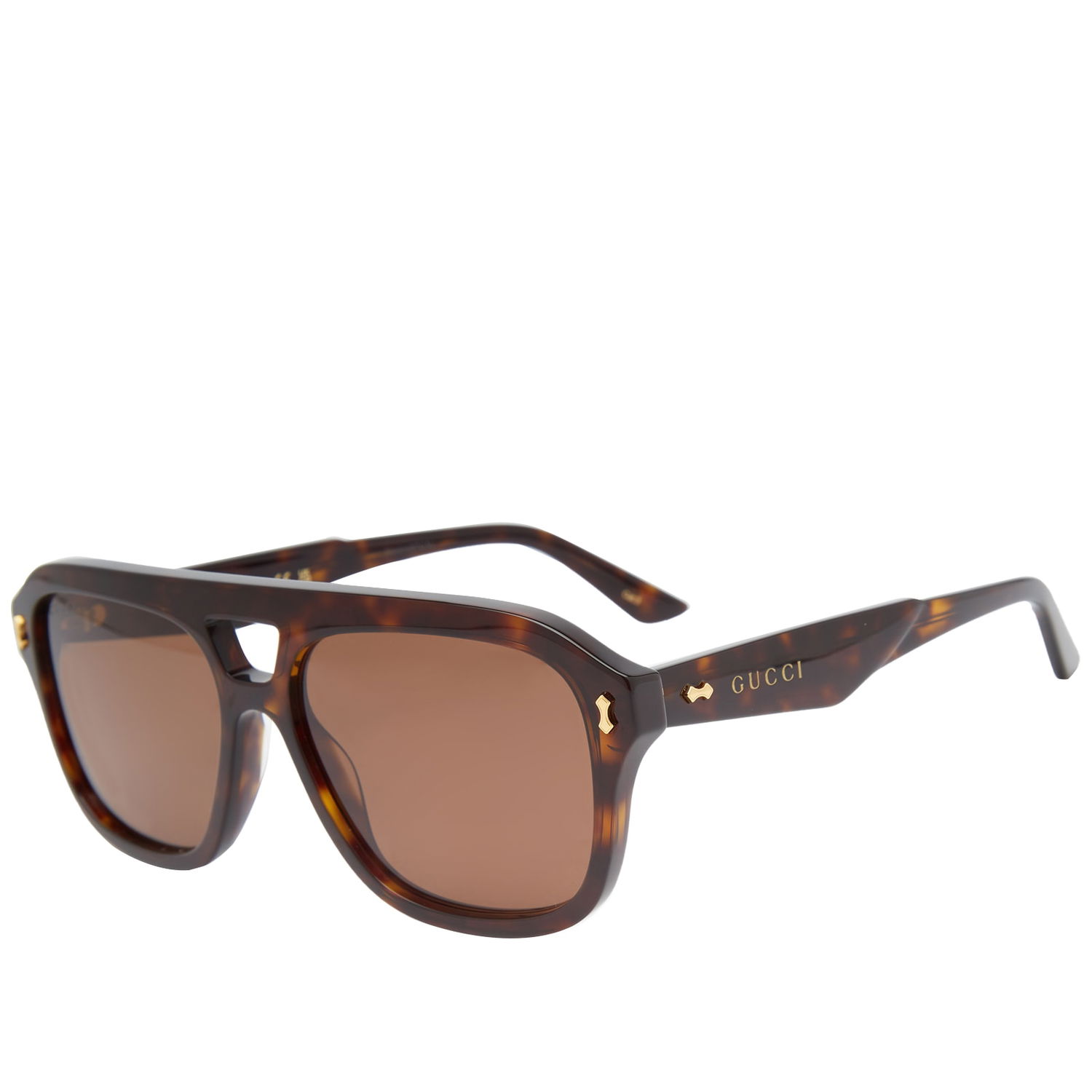 Solbriller Gucci Eyewear Sunglasses Havana/Brown Brun | GG1263S-006, 0