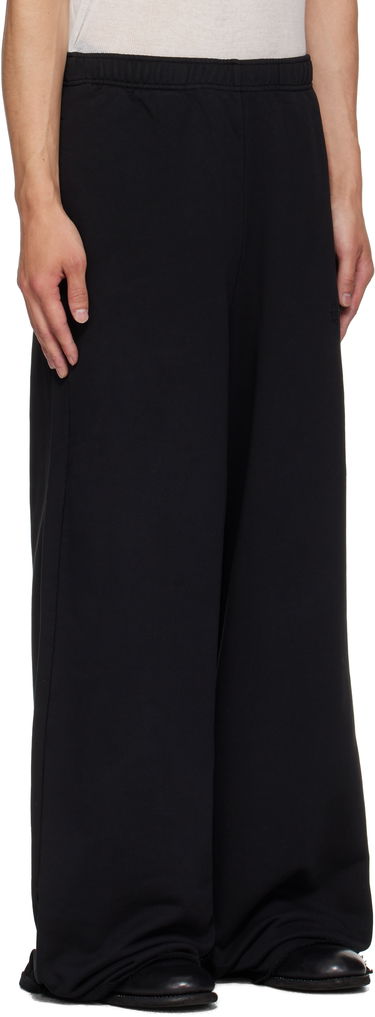Joggingbukser Maison Margiela MM6 Maison Margiela Cotton Wide-Leg Sweatpants Sort | SH0KA0057 M25025, 1