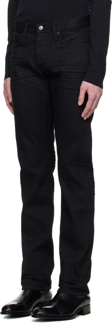Jeans Tom Ford TOM FORD Stretch Straight Fit Denim Jeans Sort | DPH001-DMC005S23, 3