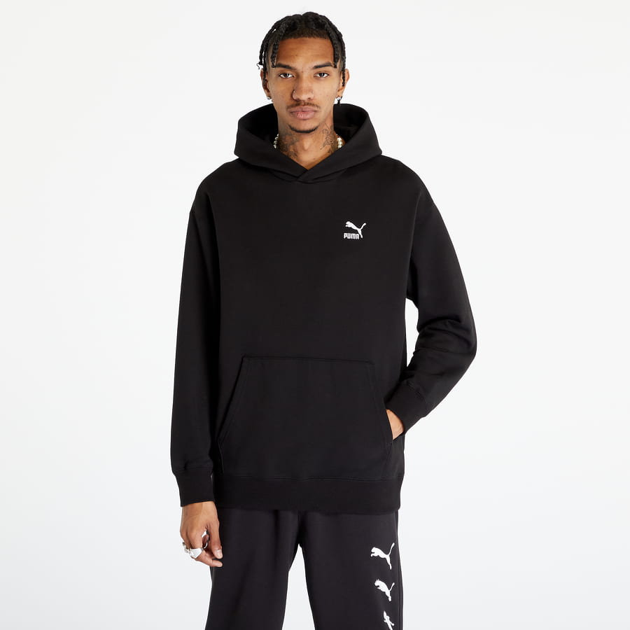 Sweatshirt Puma Classics Relaxed Hoodie Sort | 53560101, 0