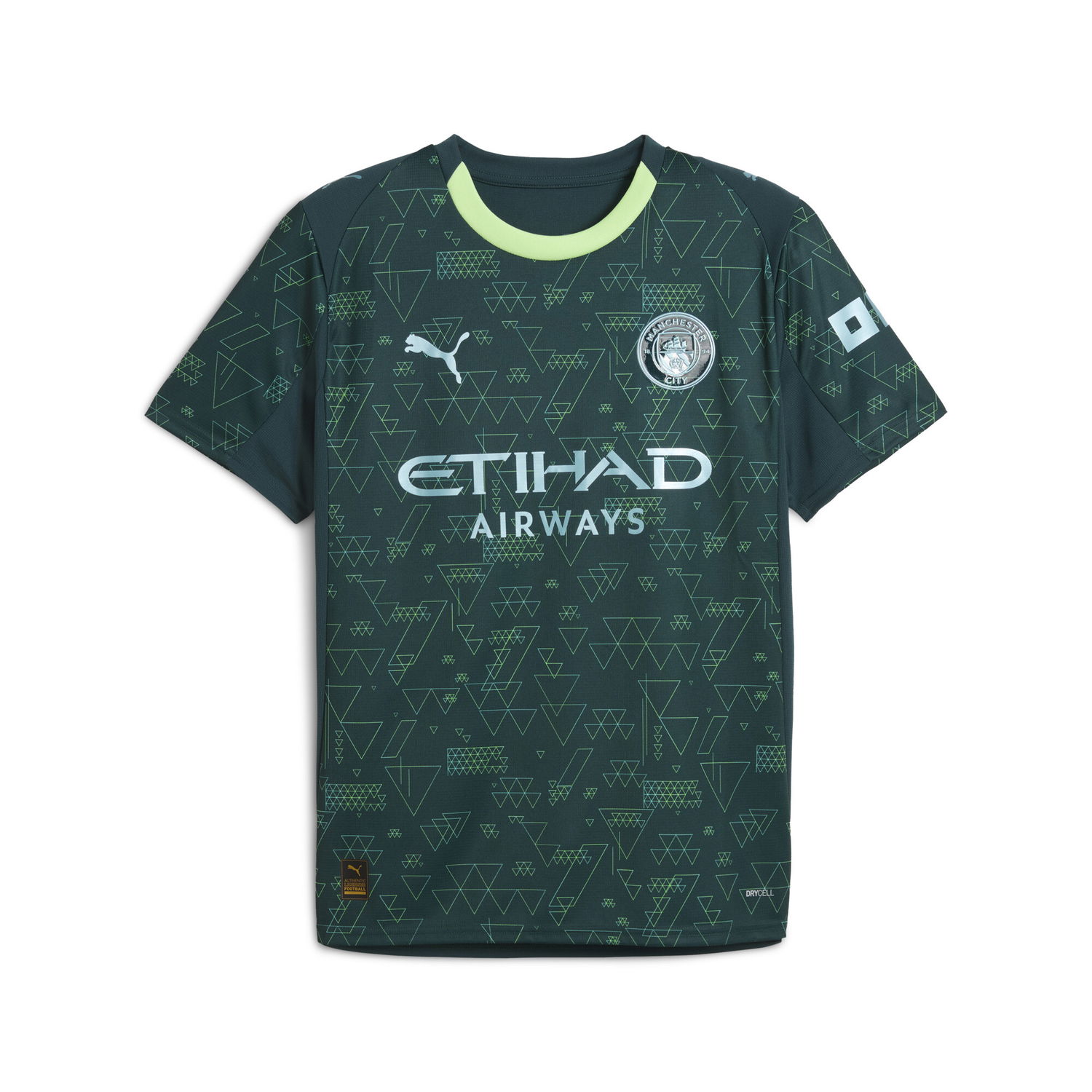 Jersey Puma Manchester City 4th Kit 25/26 Geometric Pattern DRYCELL Jersey Grøn | 782692_04, 0