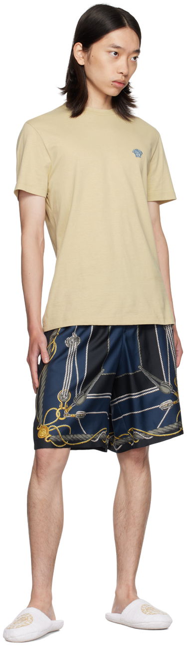 Sneakers og sko Versace Medusa Gala Slippers Hvid | ZSLB00004_1A11941, 4