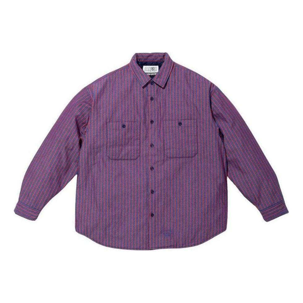 Skjorte Supreme Maison Margiela Padded Shirt Blå | SUP-SS24-117, 0