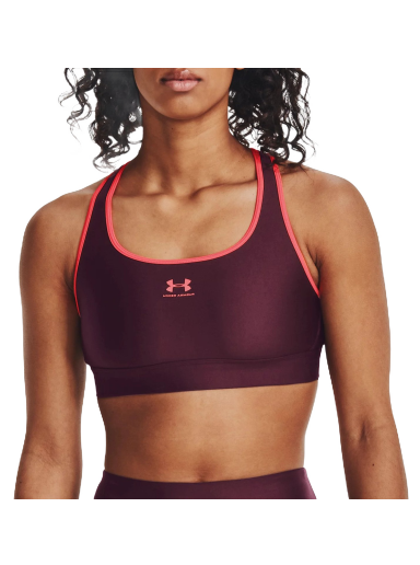 Bh Under Armour HeatGear Mid Padless Bra Bourgogne | 1373865-600
