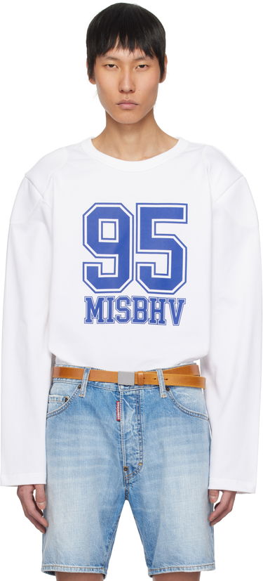 Sweater MISBHV MISBHV 95 Longsleeve T-Shirt Hvid | 250M158, 0