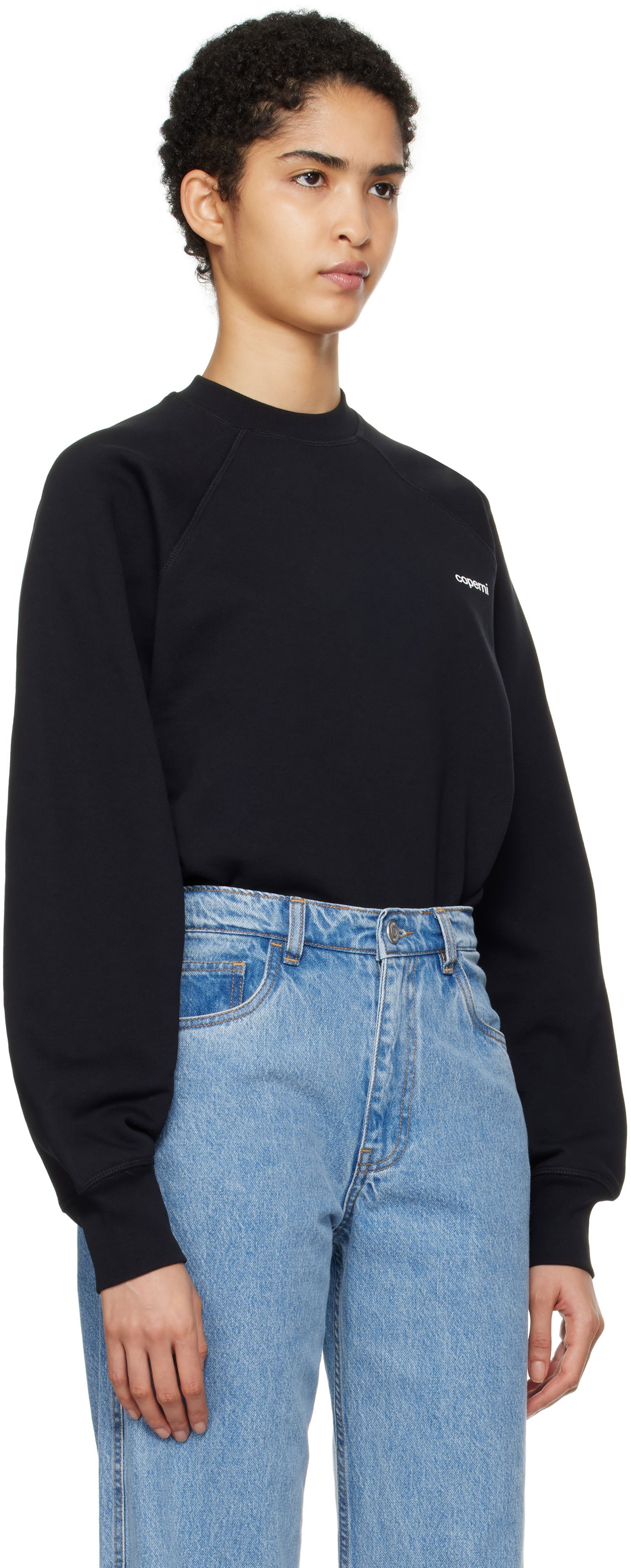 Sweatshirt Coperni Crewneck Sweatshirt Bodysuit Sort | COPJS105F5010, 1