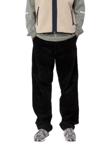 Bukser Carhartt WIP Single Knee Pant "Black rinsed" Sort | I028627_89_02