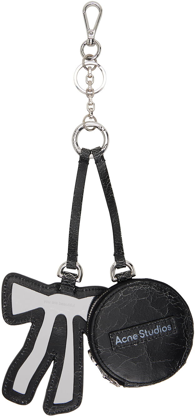 Tegnebog Acne Studios Bow Mirror Coin Pouch Sort | CG0241-