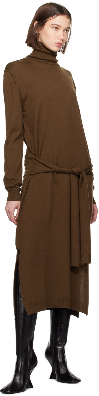 Kjole LEMAIRE Midi Knit Dress Brun | DR1082 LK087, 3