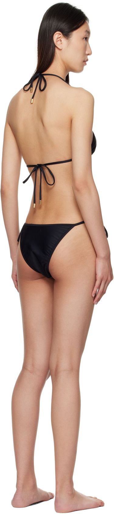 Badetøj Marine Serre Marine Serre Jersey Bikini Sort | WSW011A CJER0061, 2